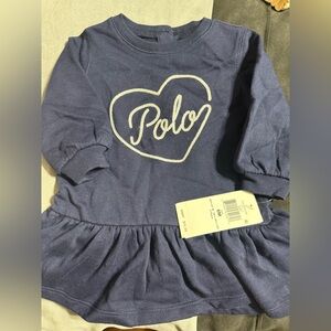 Polo by Ralph Lauren Kids Navy Heart Dress